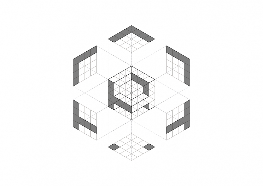 isimetric - constrction scheme